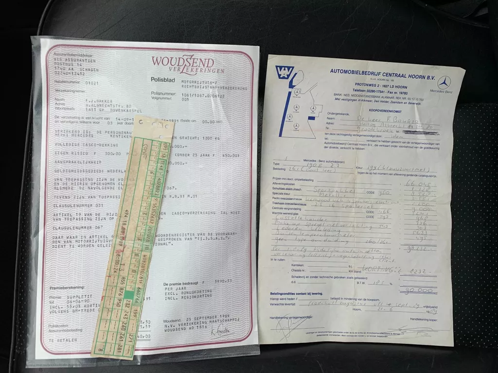 Mercedes-Benz 190-serie 2.3 E **1e eigenaar ** Mercedes-Benz 190-serie 2.3 E **1e eigenaar **